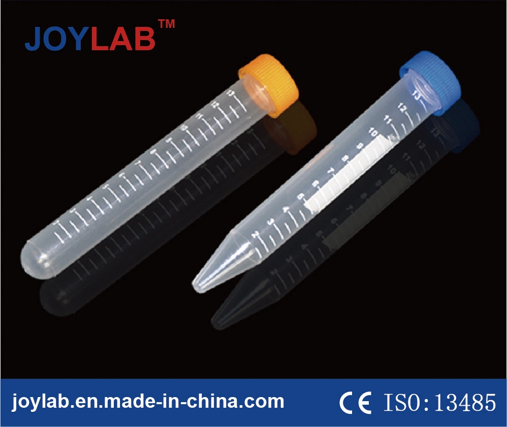 Disposable Lab Conical Bottom 15ml Centrifuge Tube with Ce Certificate